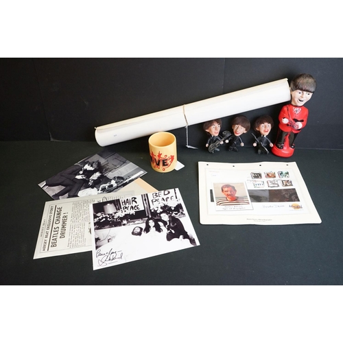 965 - Memorabilia - Beatles & related items to include three 1960's NEMS / Remco dolls, 1965 Paul McCartne... 