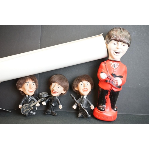 965 - Memorabilia - Beatles & related items to include three 1960's NEMS / Remco dolls, 1965 Paul McCartne... 