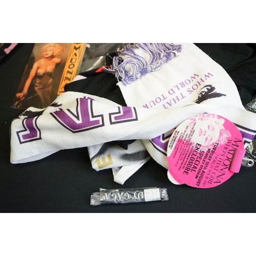 971 - Memorabilia - Collection of Madonna and Lady Gaga related items including tour laminates, scarves, b... 