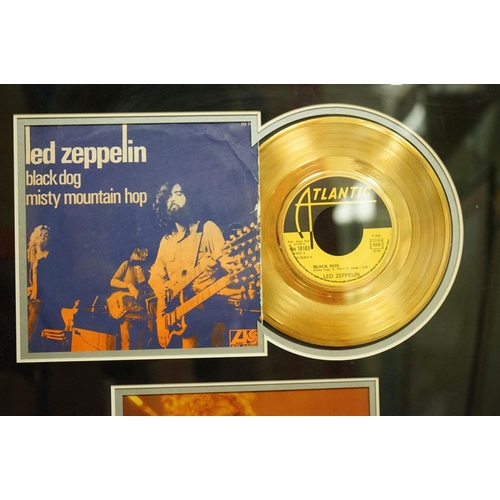 1035 - Memorabilia / Autographs - Led Zeppelin - Framed and glazed image of Robert Plant & Jimmy Page signe... 