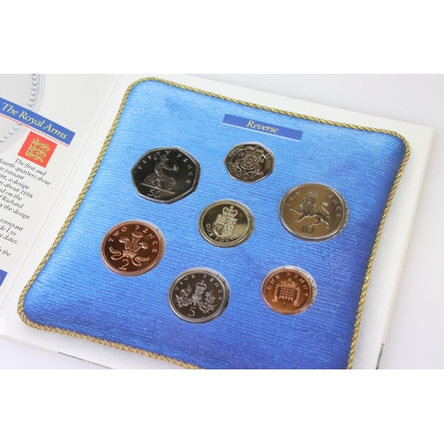 172 - A collection of Ten British uncirculated coin year sets to include 1982, 1983, 1984, 1985, 1986, 198... 