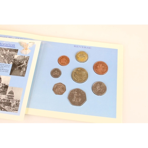 173 - A collection of Ten British uncirculated coin year sets to include 1992, 1993, 1994, 1995, 1996, 199... 