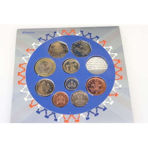 174 - A collection of ten British uncirculated coin sets to include 2008, 2005, 2004, 2003,  2002 and 2005... 