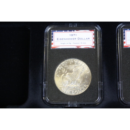 43 - A small collection of United States of America collectors coins to include an 1889 American Uncircul... 