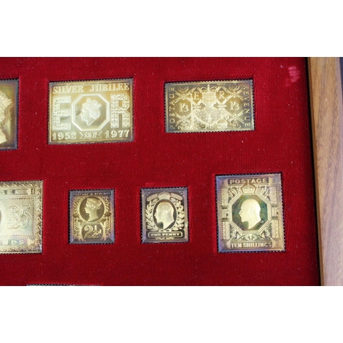 45 - A set of hallmarked sterling silver ingots 'The Stamps Of Royalty, ' all pieces individually hallmar... 