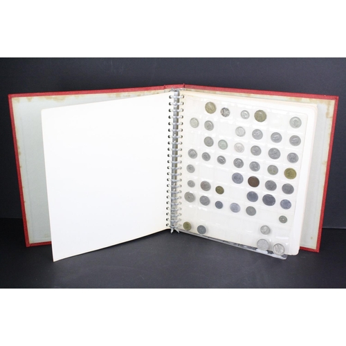 47 - A small collection of British pre decimal and foreign coins to include silver examples contained wit... 