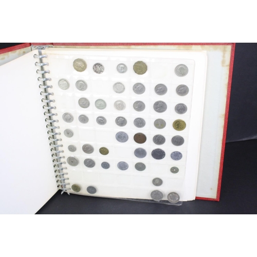 47 - A small collection of British pre decimal and foreign coins to include silver examples contained wit... 