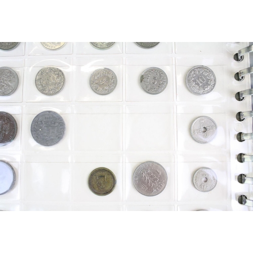 47 - A small collection of British pre decimal and foreign coins to include silver examples contained wit... 