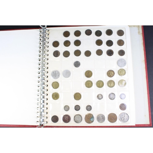 47 - A small collection of British pre decimal and foreign coins to include silver examples contained wit... 