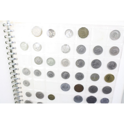 47 - A small collection of British pre decimal and foreign coins to include silver examples contained wit... 