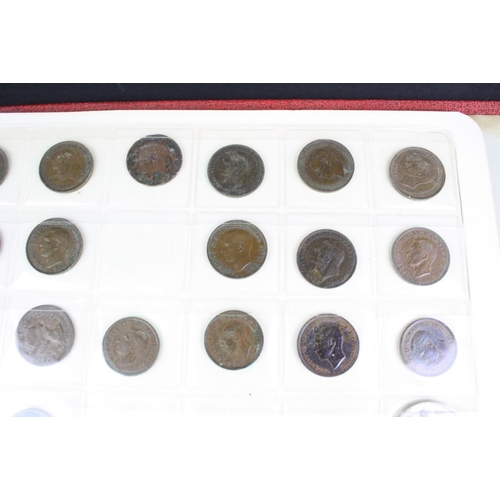 47 - A small collection of British pre decimal and foreign coins to include silver examples contained wit... 