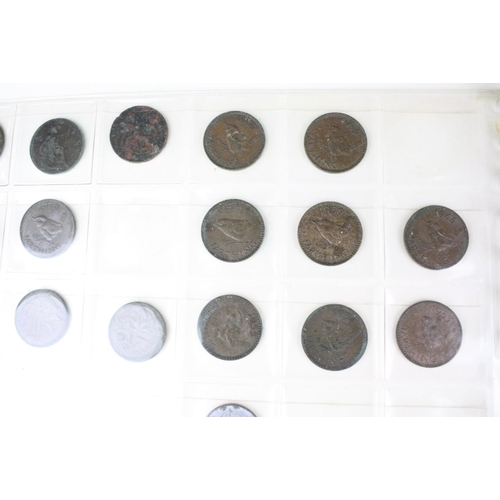 47 - A small collection of British pre decimal and foreign coins to include silver examples contained wit... 