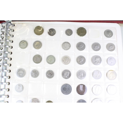 47 - A small collection of British pre decimal and foreign coins to include silver examples contained wit... 