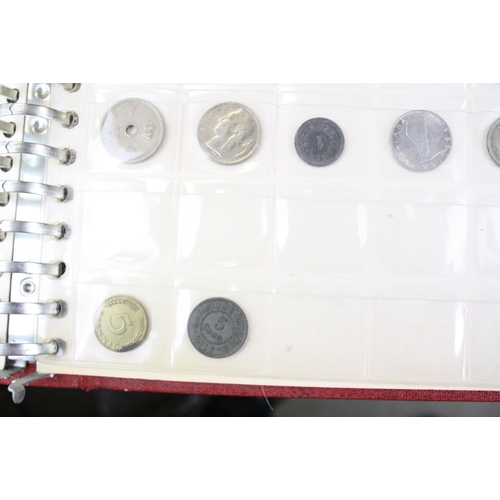 47 - A small collection of British pre decimal and foreign coins to include silver examples contained wit... 