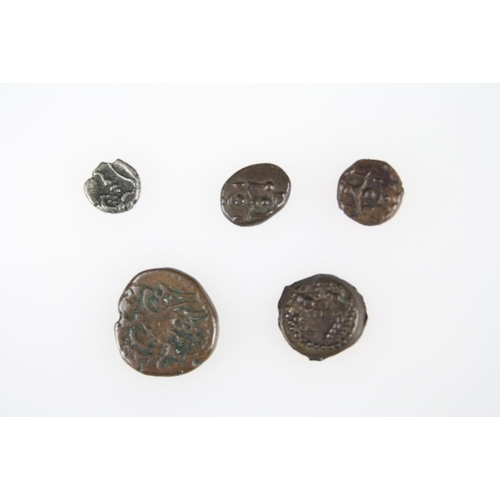 71 - A collection of five ancient celtic staters / coins.