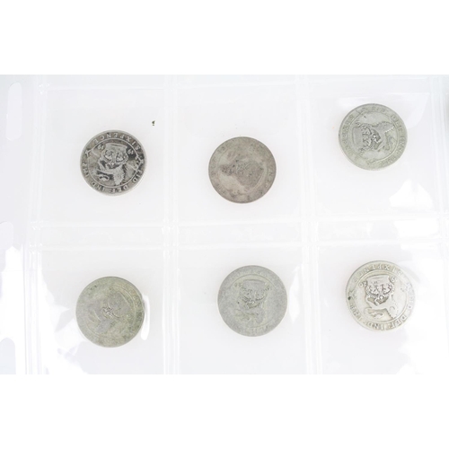 73 - A good collection of British pre decimal silver threepence and sixpence coins to include Queen Victo... 