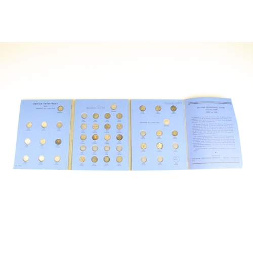 74 - A collection of British pre decimal silver coins to include King Edward VII shillings, King George V... 