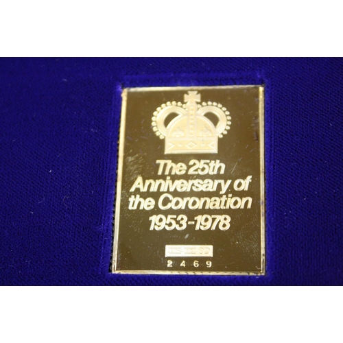 76 - The Africana Commemorative Mint 'The Queens Corronation of Precious Metal Replicas' to include a hal... 