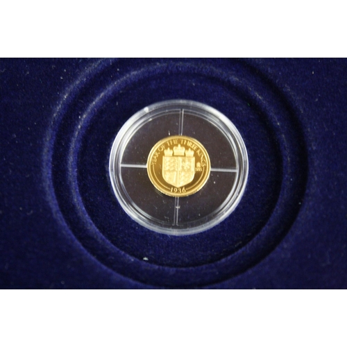 103 - A cased The Year Of The Three Kings four gold coin set, coins struck in .585 14ct gold, limited edit... 