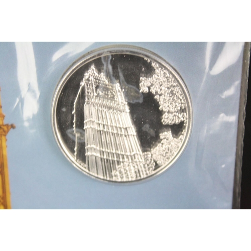 109 - A Royal Mint Big Ben 2015 UK £100 fine silver coin in uncirculated collectors pack.