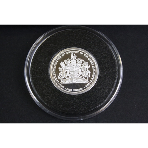 81 - A collection of six Jubilee Mint fine silver proof coins to include The Queen Elizabeth II 90th Birt... 