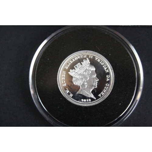 82 - A collection of six Jubilee Mint fine silver proof coins to include The 40th Anniversary of Concorde... 