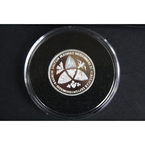 82 - A collection of six Jubilee Mint fine silver proof coins to include The 40th Anniversary of Concorde... 