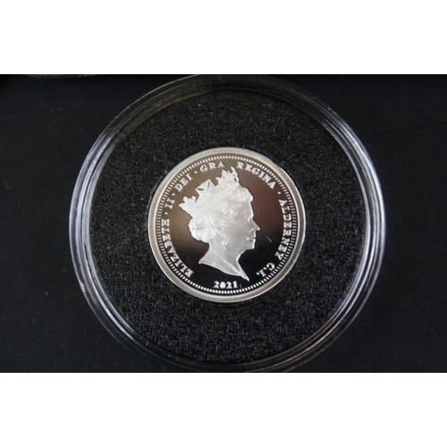 86 - A collection of six Jubilee Mint fine silver proof coins to include The Queen Elizabeth II 90th Birt... 