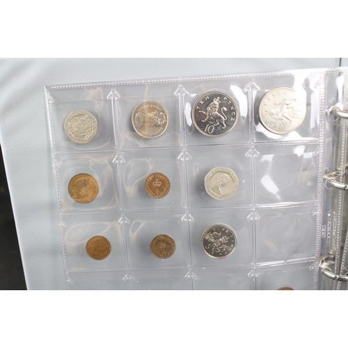 134 - A collection of mainly British decimal and pre decimal coins to include many pre 1947 silver example... 