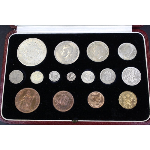 135 - A Royal Mint United Kingdom King George VI 1937 Coin specimen set to include Maundy silver set.