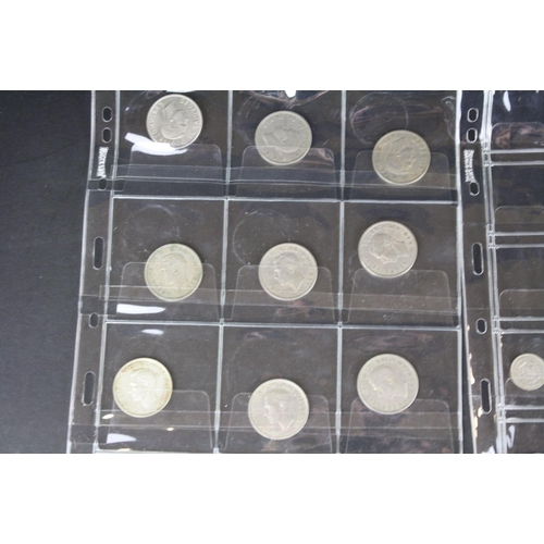 163 - A large collection of mainly British pre decimal coins together with a small group of banknotes, com... 