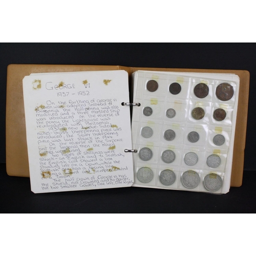 167 - A large collection of mainly British pre decimal coins to include pre 1947 silver examples, to also ... 