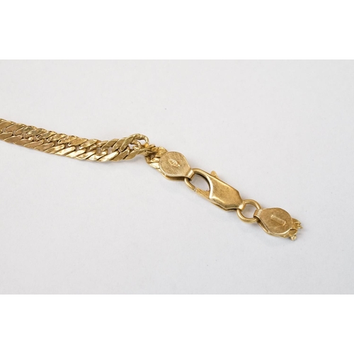 101 - 18ct yellow gold bracelet (af)