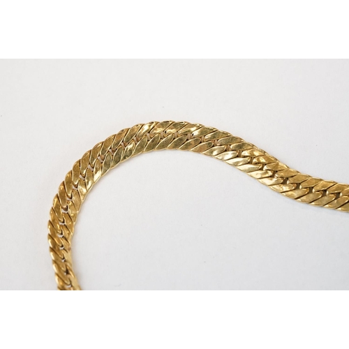 101 - 18ct yellow gold bracelet (af)