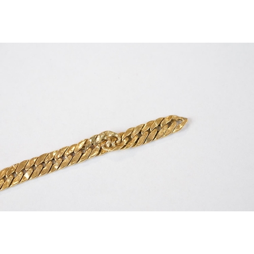 101 - 18ct yellow gold bracelet (af)