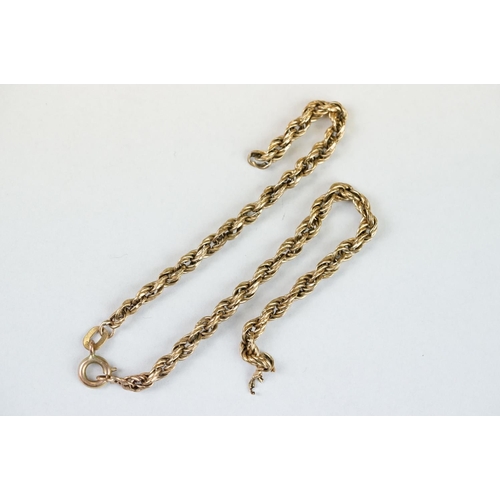 102 - Pearl single strand 9ct yellow gold necklace, pearl cluster tongue and box clasp, length approx 52cm... 