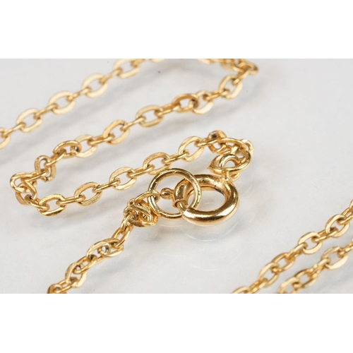 324 - Late Victorian / Edwardian ruby and split seed pearl 9ct yellow gold pendant; 9ct yellow gold heart ... 