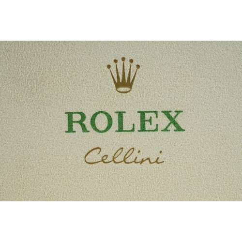 369 - Rolex Cellini Date ref 50515 39mm 18ct rose gold automatic wristwatch, appears unworn, with bezel pr... 