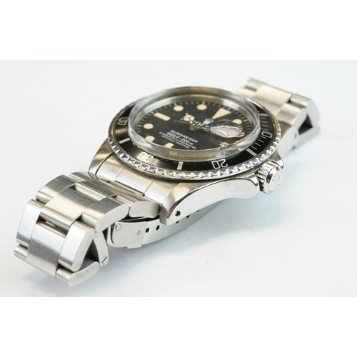 370 - Gents 1978/79 Rolex Oyster Perpetual Submariner stainless steel watch, ref 1680.  Comes with origina... 