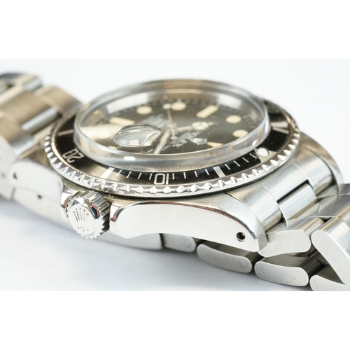 370 - Gents 1978/79 Rolex Oyster Perpetual Submariner stainless steel watch, ref 1680.  Comes with origina... 