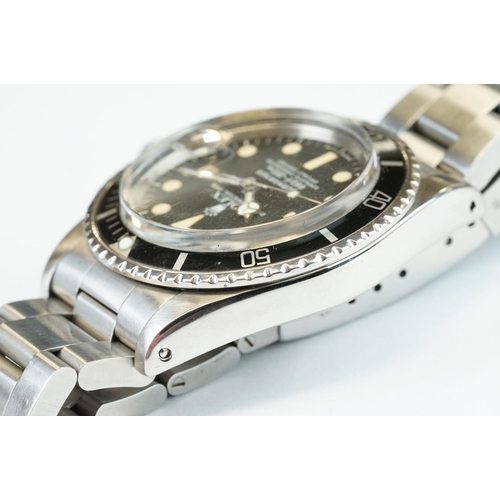 370 - Gents 1978/79 Rolex Oyster Perpetual Submariner stainless steel watch, ref 1680.  Comes with origina... 