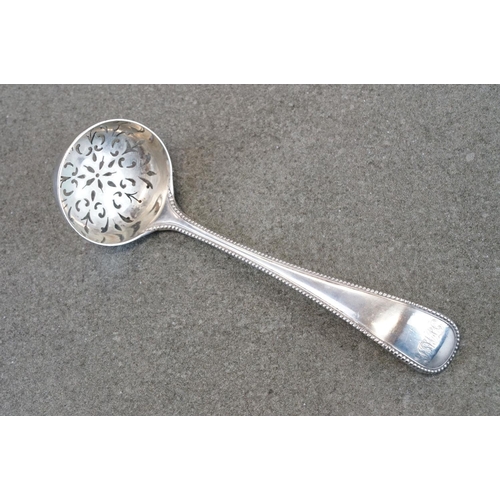 436 - George III silver sauce ladle, Old English pattern, initialled terminal, makers Samuel Godbehere & E... 