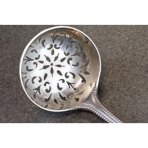 436 - George III silver sauce ladle, Old English pattern, initialled terminal, makers Samuel Godbehere & E... 