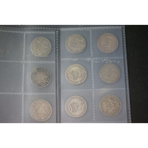 142 - A collection of mainly British pre decimal coins and banknotes to include a good quantity of silver ... 