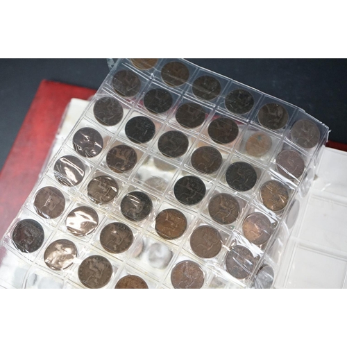 186 - A collection of mainly British pre decimal coins to include a quantity of King George III examples, ... 