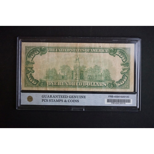 145 - The United States of America complete denomination set of 1929 Federal Reserve Banknotes, all slab m... 