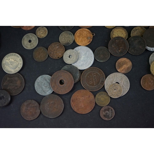 158 - A small collection of coins to include British pre decimal including silver examples, medieval hamme... 