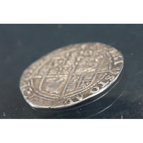 20 - A British King Charles I hammered silver sixpence, dated 1626.