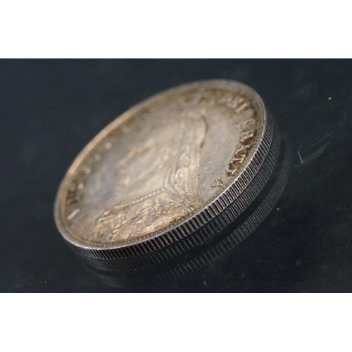 25 - A British Queen Victoria Jubilee Head half crown coin, dated 1887 (V/F).