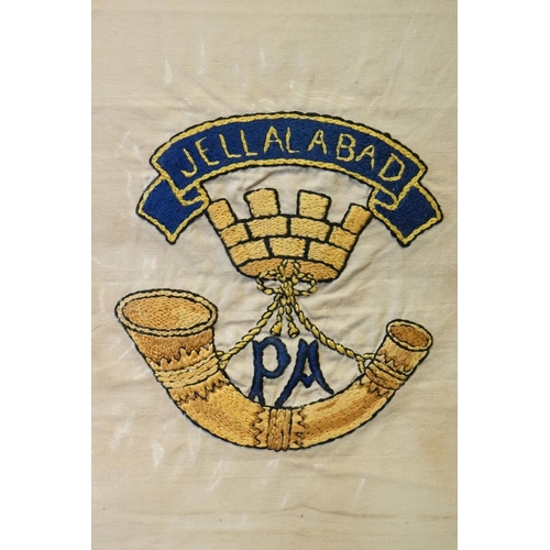 85 - A Somerset Light Infantry Embroidered Badge Together With A Somerset Light Infantry World War One Er... 